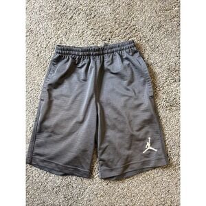 Air Jordan Boys Youth Mesh Basketball‎ Shorts Gray Size S